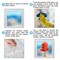 9 Sheets Fall Window Clings Maple Leaves Tree Window Stickers Double-Sided Glass Decals for Autumn Harvest Thanksgiving Home Party Decoration